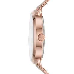 Online MICHAEL KORS Montre Portia Rose cadran doré rose fond rose bracelet acier doré rose