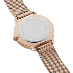 Online MICHAEL KORS Montre Portia Rose cadran doré rose fond rose bracelet acier doré rose