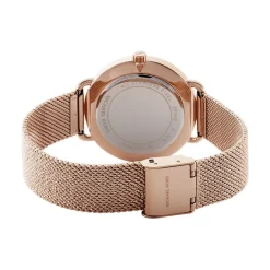 Online MICHAEL KORS Montre Portia Rose cadran doré rose fond rose bracelet acier doré rose