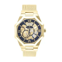 MONTIGNAC Montre Octogon Automatique Noir* Montres Made In France|Montres Squelettes