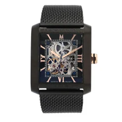 MONTIGNAC Montre Square Automatique Noir* Montres Made In France|Montres Automatiques