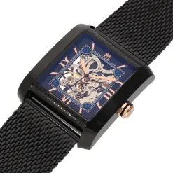 MONTIGNAC Montre Square Automatique Noir* Montres Made In France|Montres Automatiques