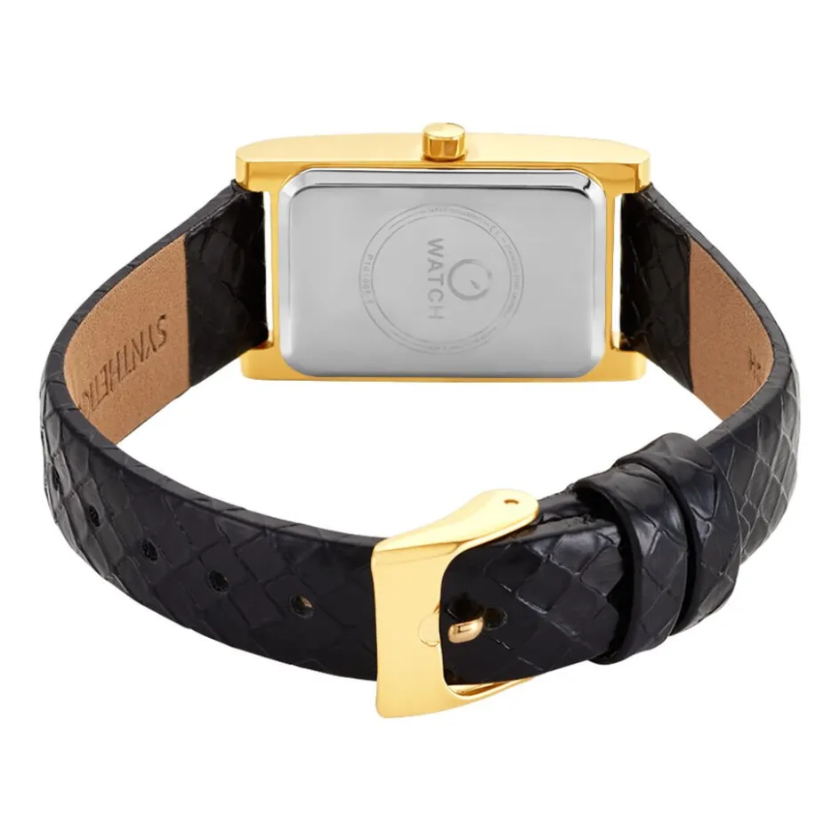 O WATCH Montre Oblong Noir* Montres Tendances|Montres Petits Prix