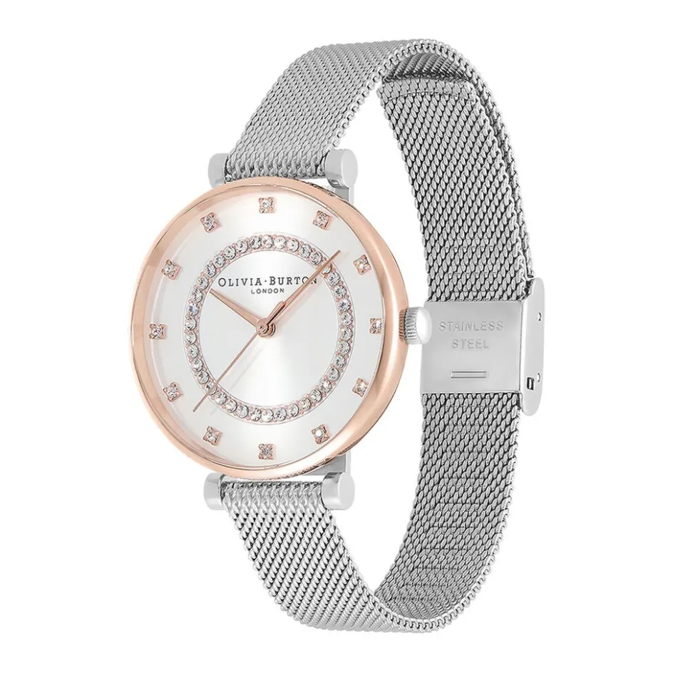 Clearance OLIVIA BURTON Montre Belgrave Argenté