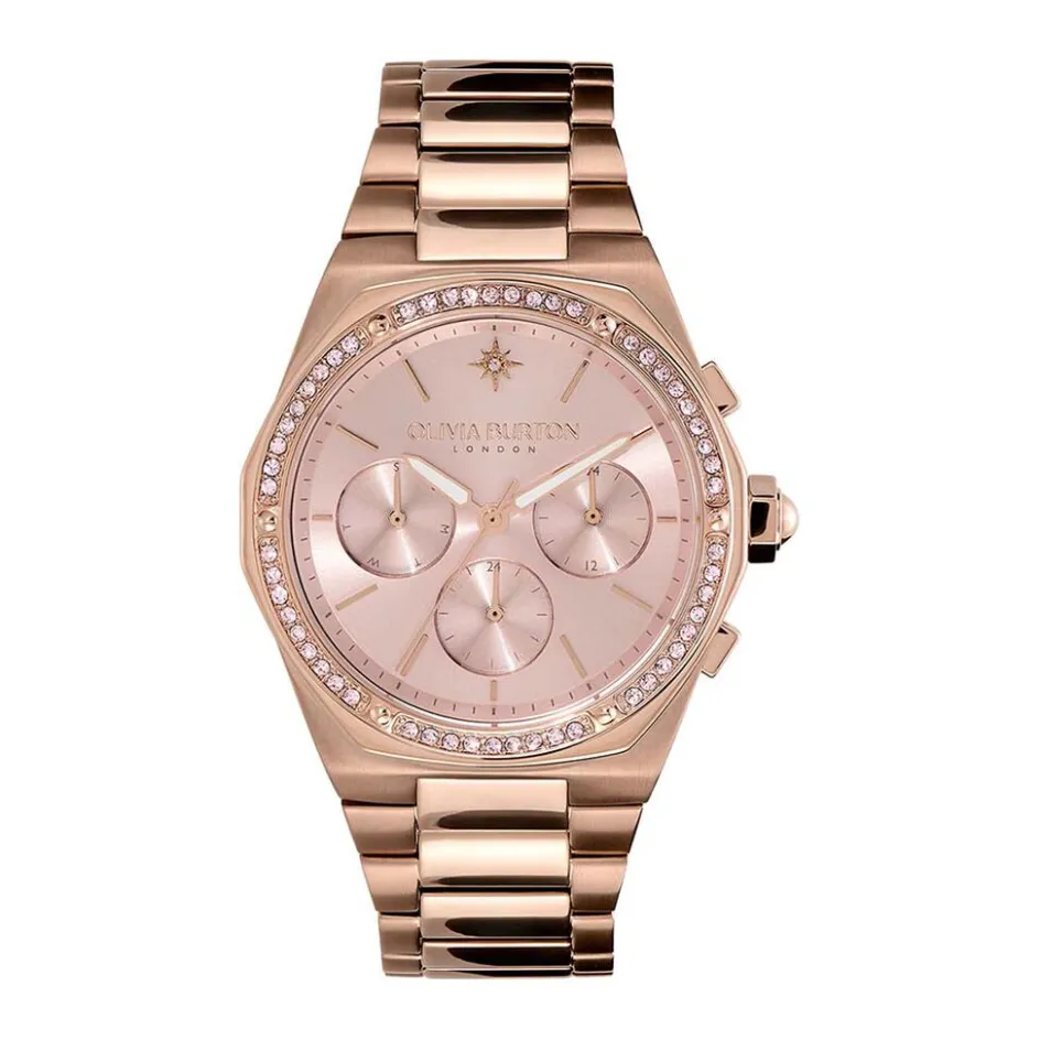 OLIVIA BURTON Montre Hexa Multifonction Rose* Montres Tendances
