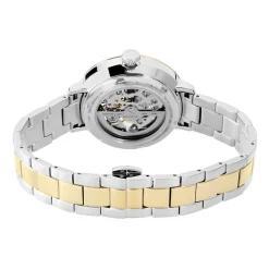 Sale PIERRE LANNIER Montre Automatique 35 Acier Argenté cadran argenté fond argenté bracelet acier bicolore