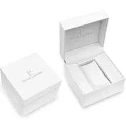 Hot PIERRE LANNIER Montre Automatique 35 Argent cadran doré rose fond argenté bracelet acier doré rose