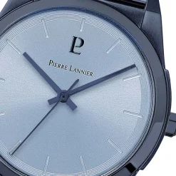 Sale PIERRE LANNIER Montre Candide Bleu cadran bleu fond bleu bracelet acier bleu