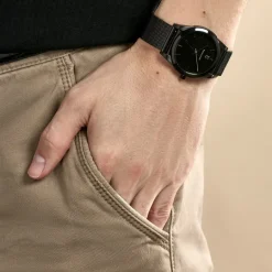 PIERRE LANNIER Montre Candide Noir* Montres Made In France|Montres Tendances