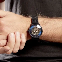 Outlet PIERRE LANNIER Montre Collection Automatique 42 Bleu