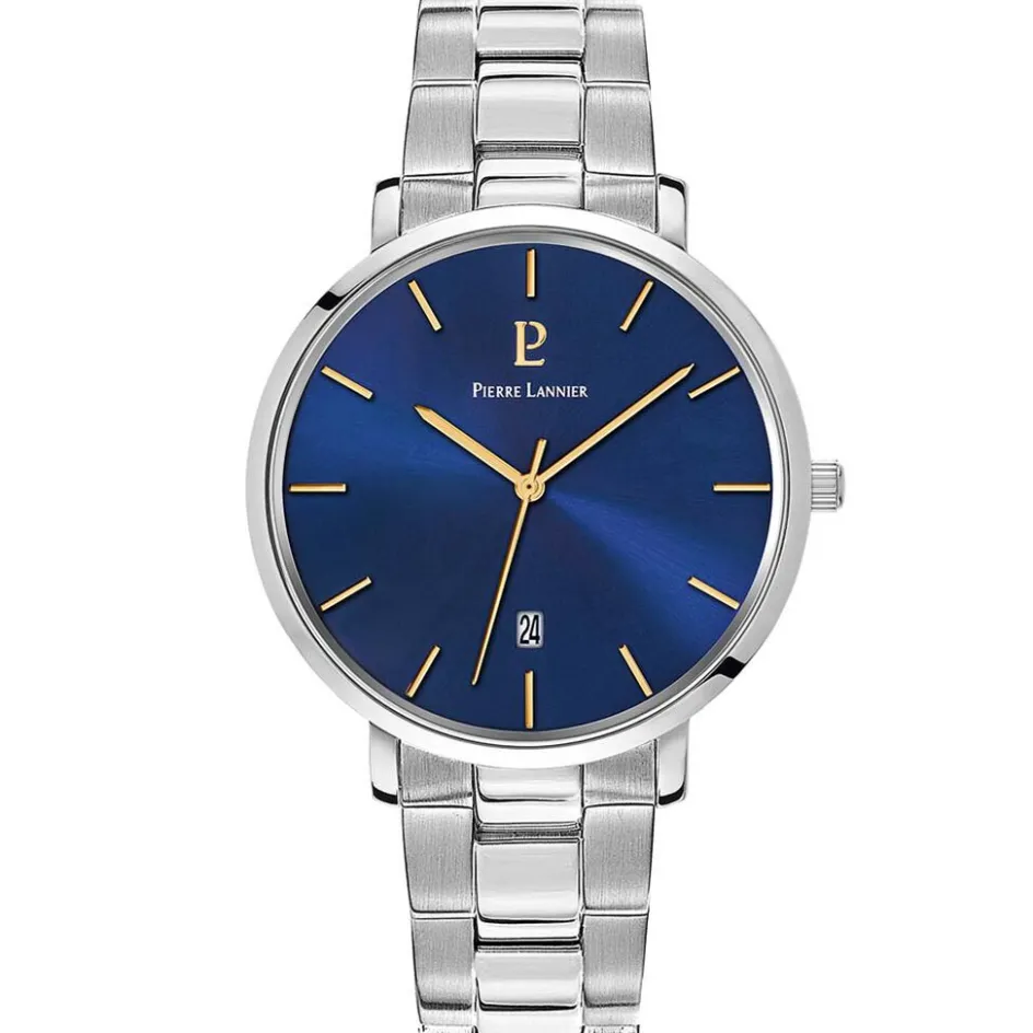 Discount PIERRE LANNIER Montre Collection Echo Acier Argenté