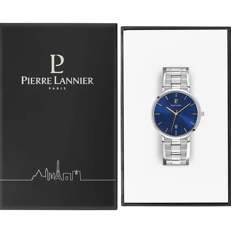 Discount PIERRE LANNIER Montre Collection Echo Acier Argenté