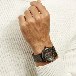 New PIERRE LANNIER Montre Collection Automatic Noir