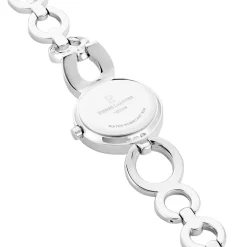 PIERRE LANNIER Montre Elegance Seduction Noir cadran argenté fond noir bracelet acier argenté