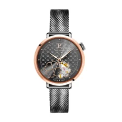 Online PIERRE LANNIER Montre Esperance Noir cadran noir fond noir bracelet acier noir