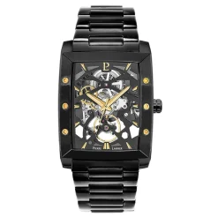 PIERRE LANNIER Montre Hector Noir* Montres Made In France|Montres Squelettes