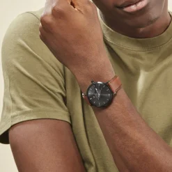 PIERRE LANNIER Montre Inti Noir* Montres Made In France|Montres Classiques