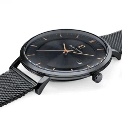 PIERRE LANNIER Montre Inti Noir* Montres Made In France|Montres Classiques