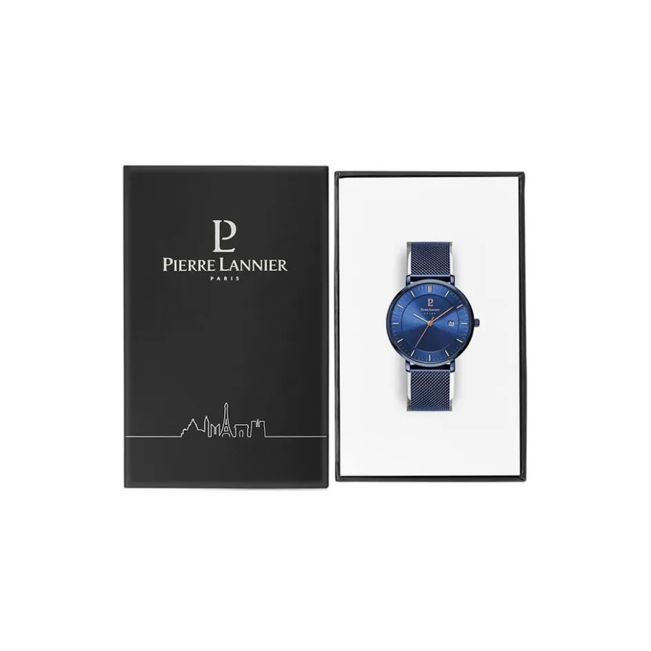 PIERRE LANNIER Montre Inti Bleu* Montres Made In France|Montres Classiques