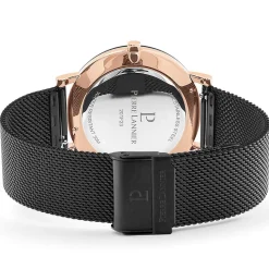 Discount PIERRE LANNIER Montre Woofer Noir cadran noir fond noir bracelet acier noir