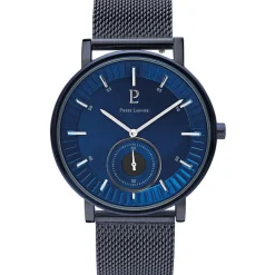 Outlet PIERRE LANNIER Montre Woofer Bleu cadran bleu fond bleu bracelet acier bleu