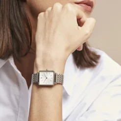 Online ROSEFIELD Montre Boxy Blanc