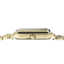 Best ROSEFIELD Montre Octagon Champagne cadran doré fond champagne bracelet acier doré