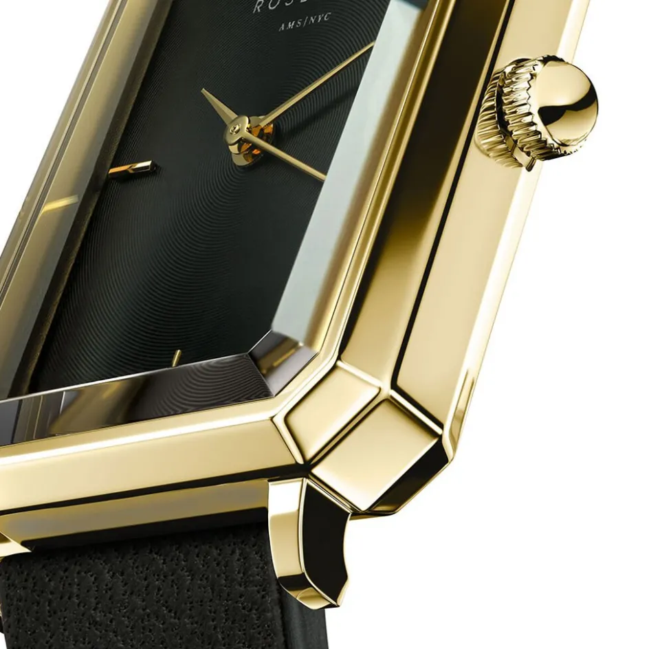 ROSEFIELD Montre Octagon Noir* Montres Tendances