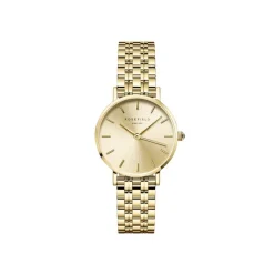 Online ROSEFIELD Montre Small Edit Champagne cadran doré fond champagne bracelet acier doré