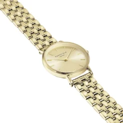 Online ROSEFIELD Montre Small Edit Champagne cadran doré fond champagne bracelet acier doré