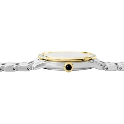 New SEIKO Montre Classique Nacre cadran bicolore fond nacre bracelet acier bicolore