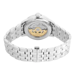 Hot SEIKO Montre Presage Cocktail Bleu Foncé cadran argenté fond bleu bracelet acier gris