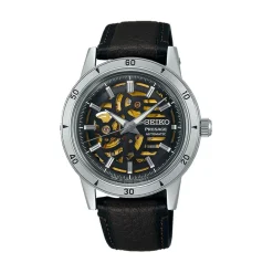 SEIKO Montre Presage Marron* Montres Squelettes|Montres Automatiques