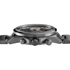 Clearance SEIKO Montre Sport Noir cadran noir fond noir bracelet acier noir