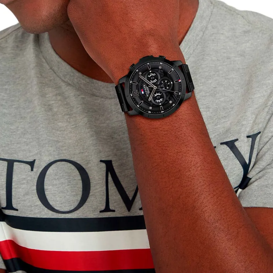 TOMMY HILFIGER Montre Luca Noir* Montres Tendances