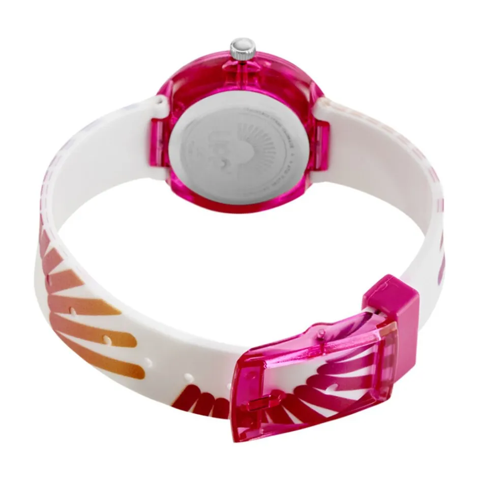 Clearance UPP Montre Beatty Multicolore cadran rose fond multicolore bracelet plastique multicolore