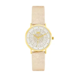 Outlet UPP Montre Dream Blanc cadran doré fond blanc bracelet synthétique doré rose
