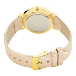 Outlet UPP Montre Dream Blanc cadran doré fond blanc bracelet synthétique doré rose