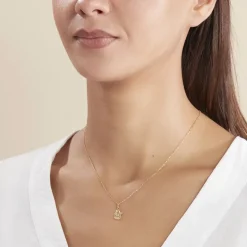 Discount Histoire d'Or Pendentif Ange Endormi Or Jaune