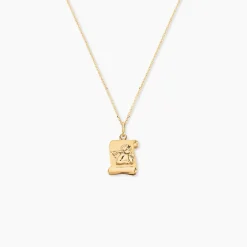 Best Histoire d'Or Pendentif Ange Parchemin or jaune