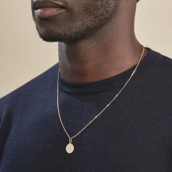 Sale Histoire d'Or Pendentif Ange Rond Cisele or jaune