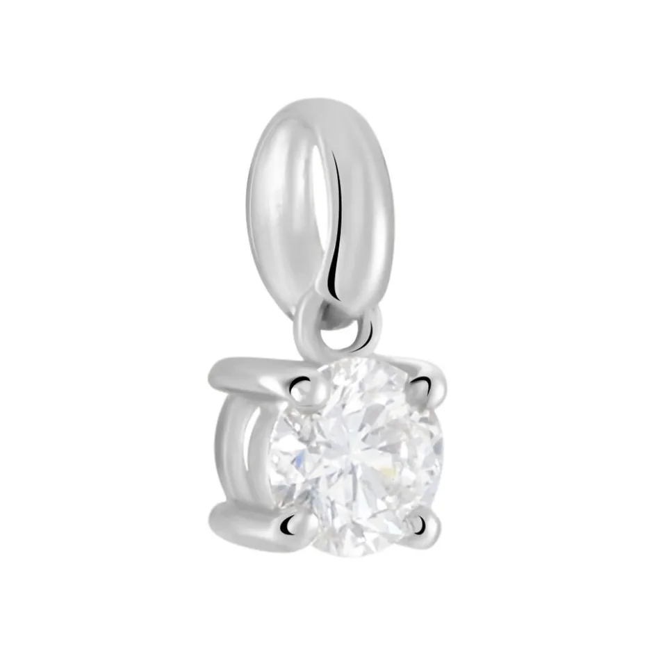 Histoire d'Or Pendentif Aphrodite or blanc diamant
