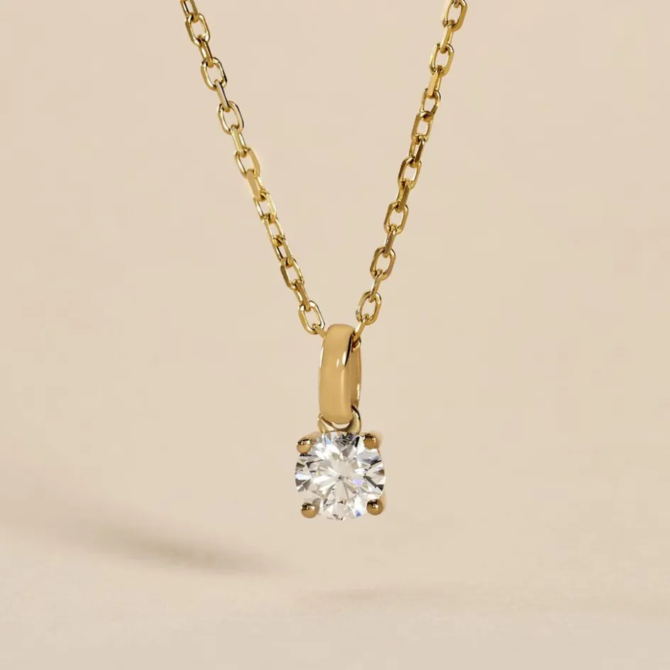 Online Histoire d'Or Pendentif Aphrodite or jaune diamant