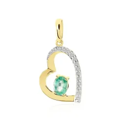 Hot Histoire d'Or Pendentif Arduinna Or Jaune Emeraude or jaune émeraude