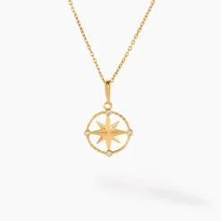 Best Histoire d'Or Pendentif Bethania Or Jaune Oxyde De Zirconium