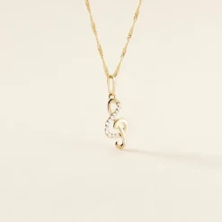 Sale Histoire d'Or Pendentif Caprais Or Jaune Oxydes De Zirconium