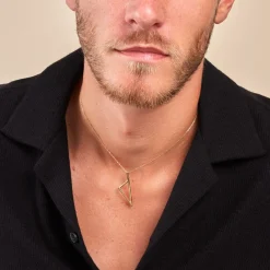 Online Histoire d'Or Pendentif Corsa plaqué or jaune