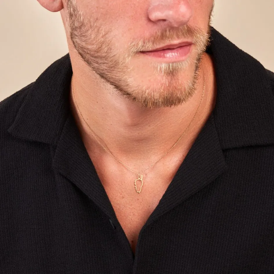 Discount Histoire d'Or Pendentif Corse plaqué or jaune