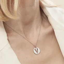 Outlet Histoire d'Or Pendentif Elio V Argent Blanc