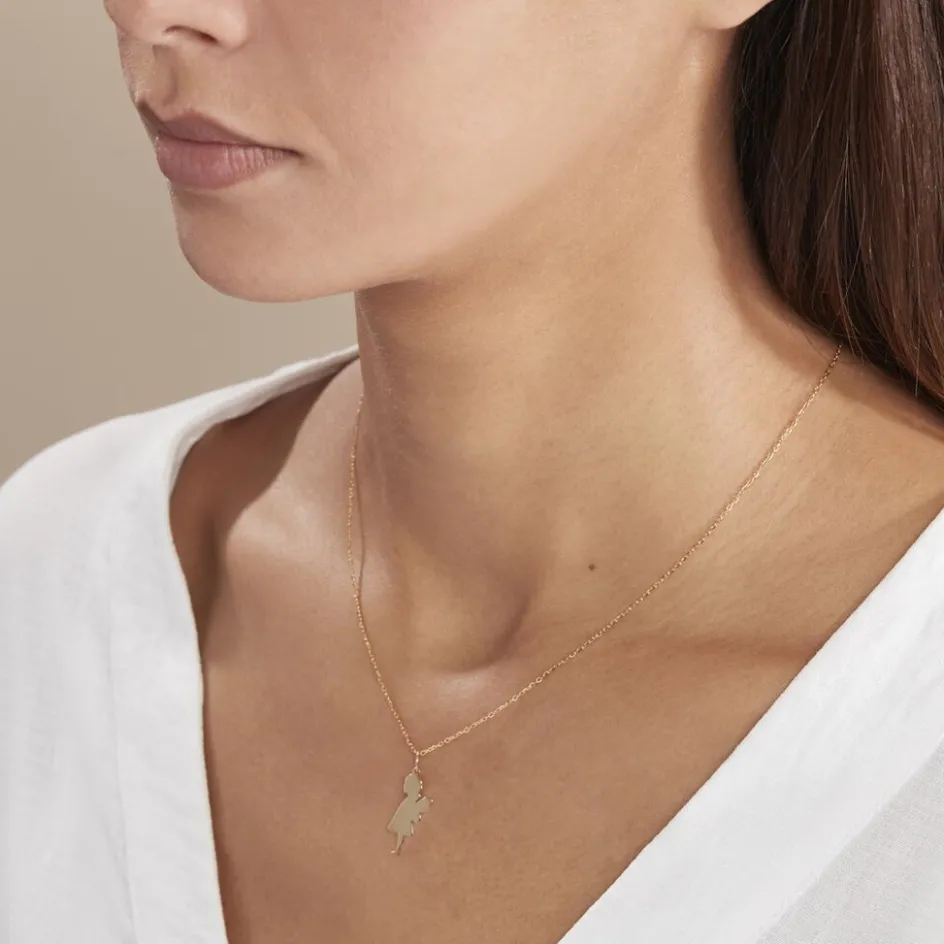 Outlet Histoire d'Or Pendentif Estrellita Ange Or Jaune